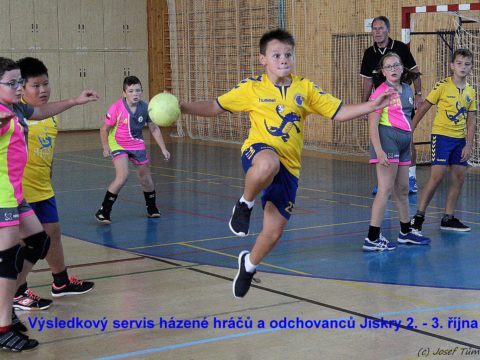 Aktuální výsledkový servis házené hráčů a odchovanců Jiskry (2. – 3. října)