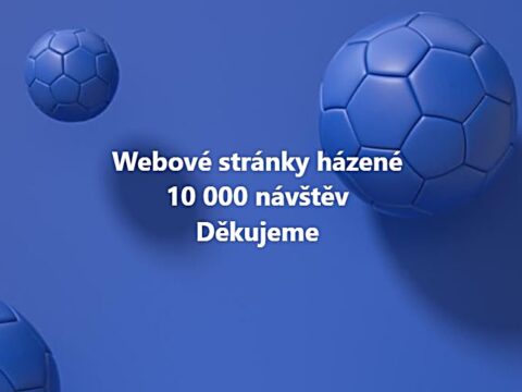 Webové stránky házené – deset tisíc návštěv