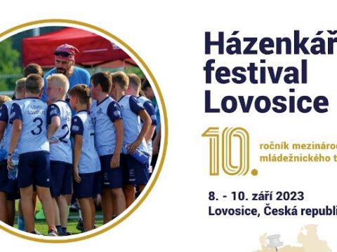 10. ročník Házenkářského festivalu Lovosice 2023, termín: 8. – 10. září 2023, účast zručských týmů