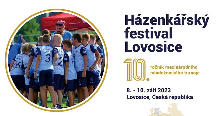 10. ročník Házenkářského festivalu Lovosice 2023, termín: 8. – 10. září 2023, účast zručských týmů