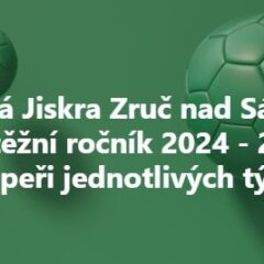 Jiskra Zruč nad Sázavou, oddíl házené, přihlásila do soutěží sezony 2024/25 muže, starší žáky, minižáky (ve dvou kategoriích: 4 + 1 i 5 + 1) a přípravku