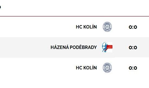 Sobota 14. září – mistrovský turnaj minižáků 4 + 1 v Golčově Jeníkově (HC Kolín)