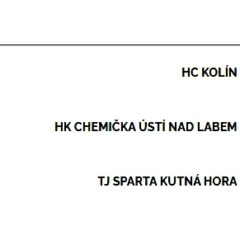 7. září v 17 hodin: HK Chemička Ústí nad Labem – Jiskra Zruč nad Sázavou (SRL)