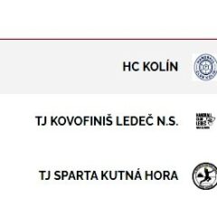 Sobota 28. září v 10 hodin: HC Kolín – Jiskra Zruč nad Sázavou (SRL)