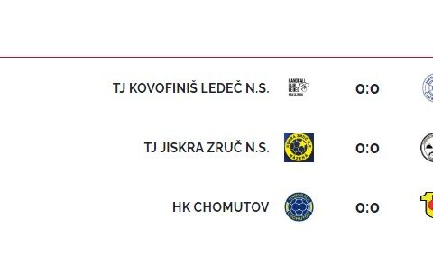 Neděle 15. září v 11 hodin: Jiskra Zruč nad Sázavou – Sparta Kutná Hora (SRL)